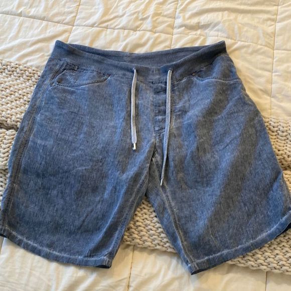 120% Other - 120% Mens Blue Made in Italy Shorts Size 52